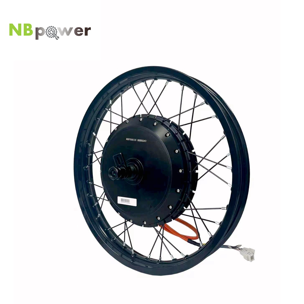 Qs Motor 273 8000W Hub Motor - NBpower/170mmドロップアウトQS 273 40H 72vピーク8000W電動自転車17/18/19/21*1.85リアハブモーターホイール（オートバイ用）18x22mm車軸